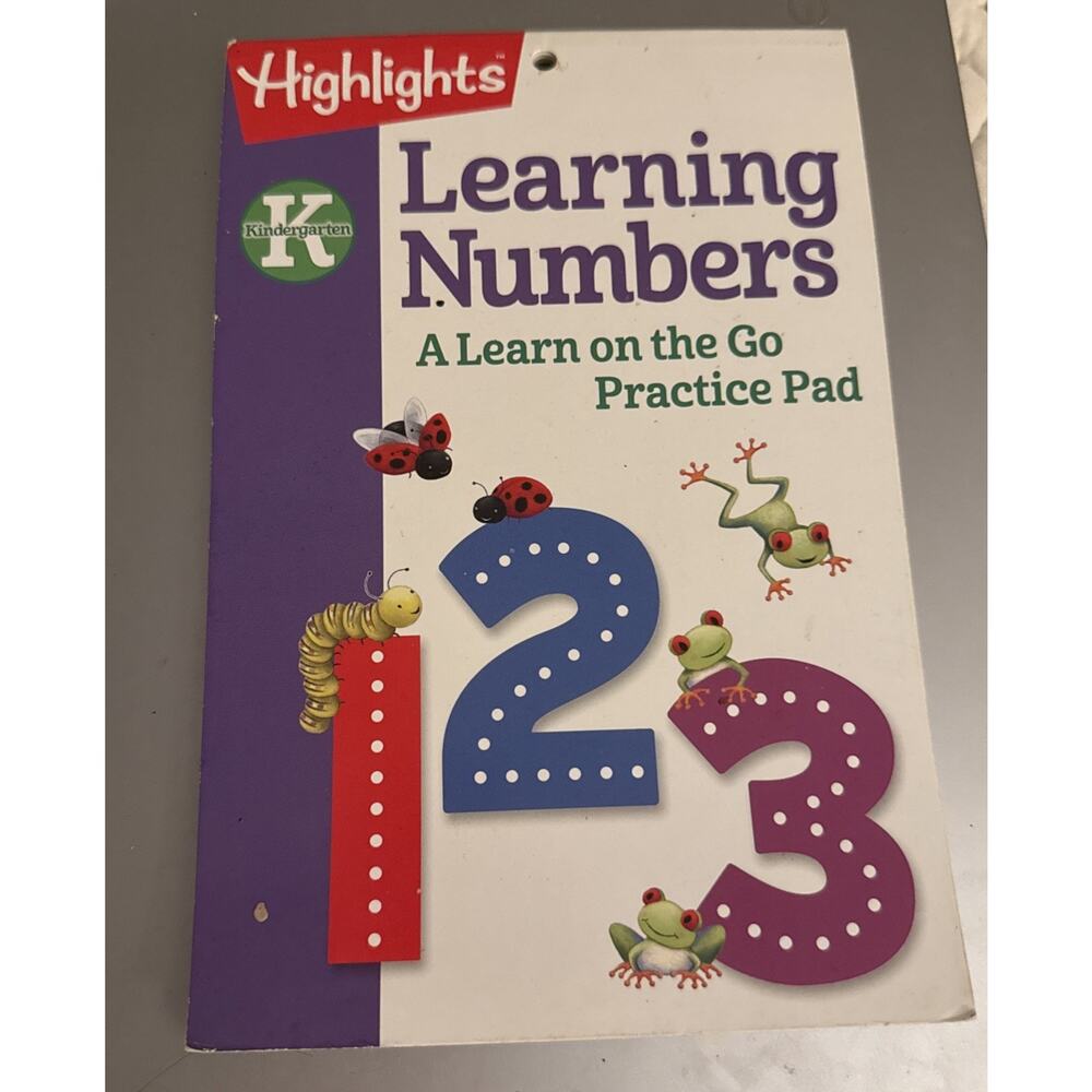 Learning Numbers: Learn on the Go Practice Pad (Kindergarten)